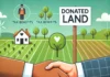 Donating vacant land