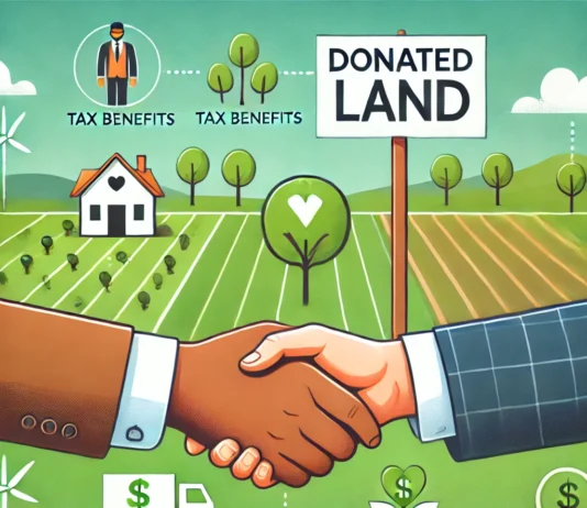 Donating vacant land