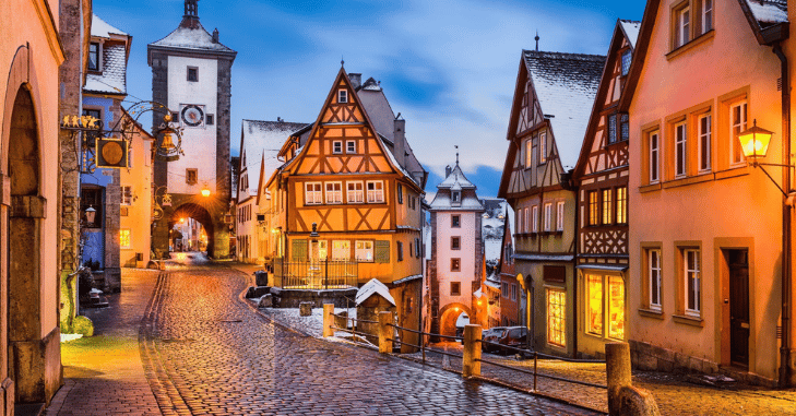 German city architecture representing relocation opportunities in Germany